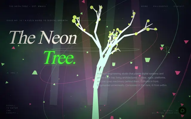 The Neon Tree website