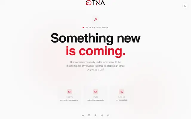 The New Angle - Scaling through Technology website