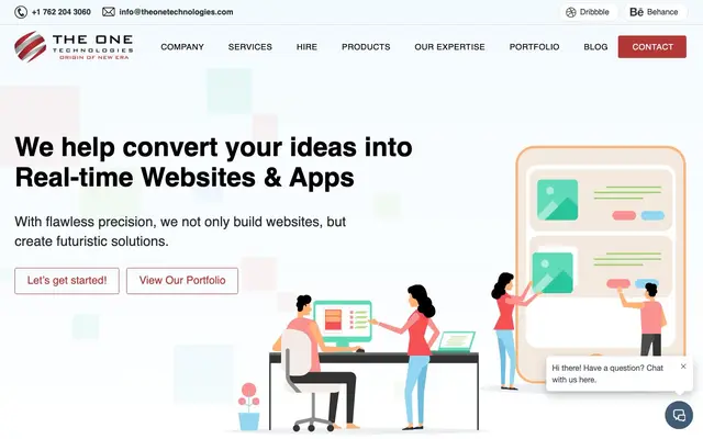The One Technologies website