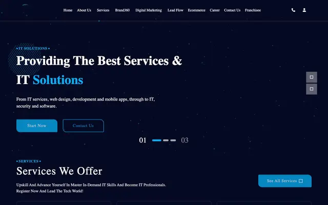 The One Web Technology: Your Digital Growth Partner website