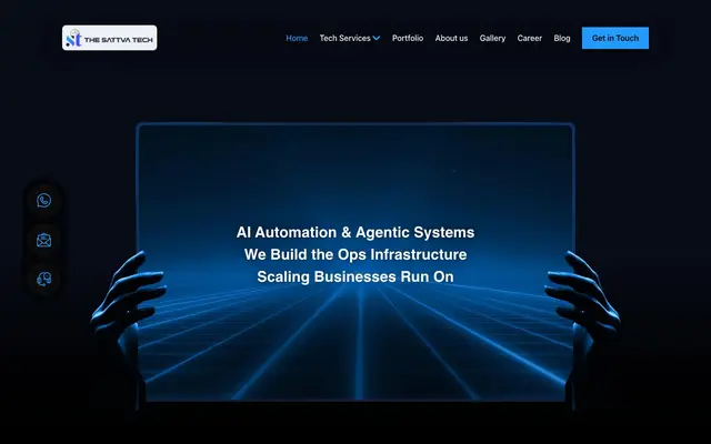 The Sattva Tech website