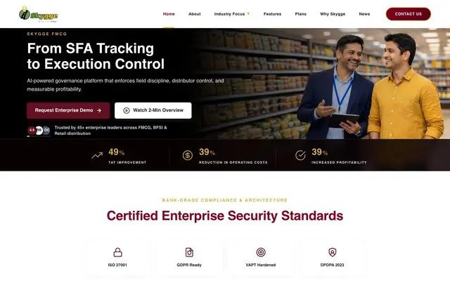Skygge website