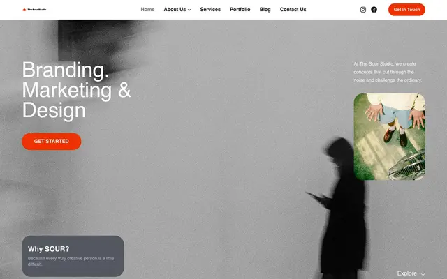 ТheSourStudio website