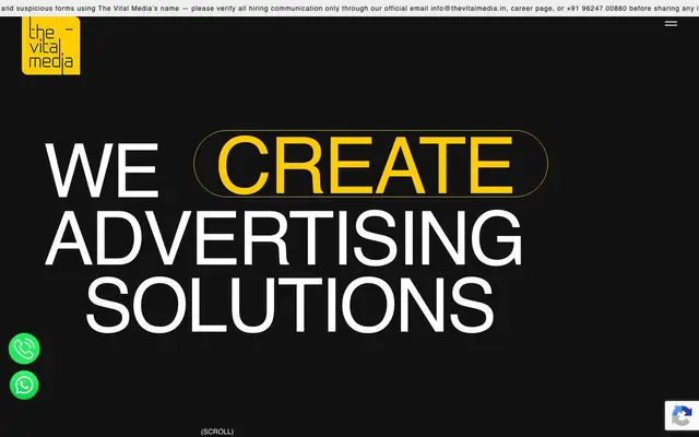The Vital Media website