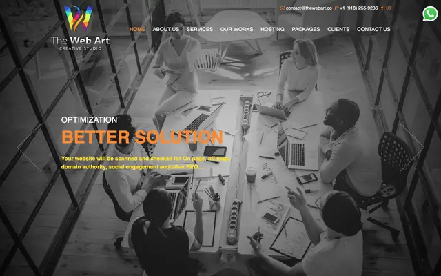 The Web Art website