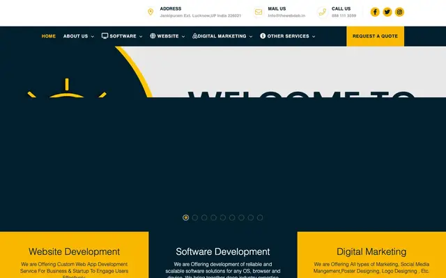 The Webdeb website