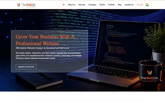 TheWebSilk website