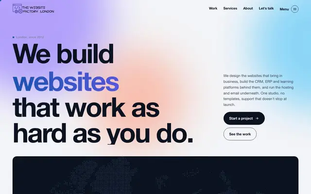 The Website Factory London website