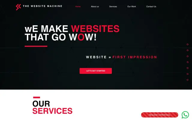 The Website Machine website