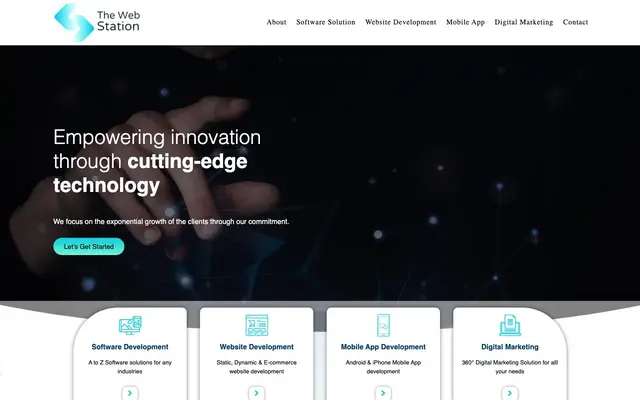 The Web Station website