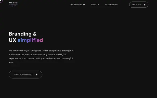 White Pencil Studio website