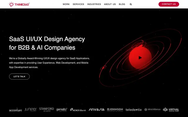Think 360 Studio website