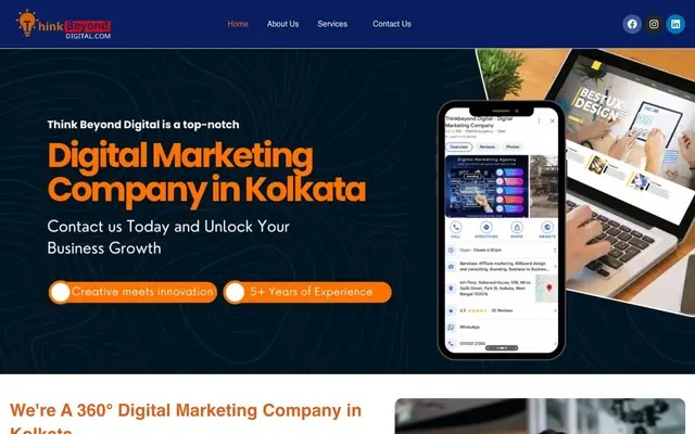 Thinkbeyond Digital website