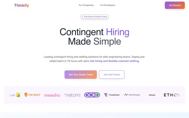 Thinkify website