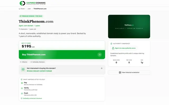 Think Phenom - Website Design & SEO Agency London website