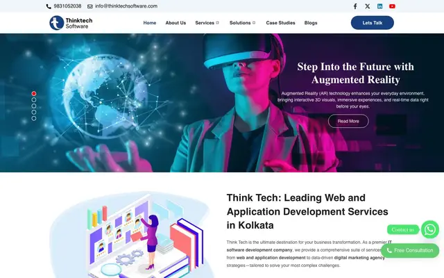 Thinktech Software website