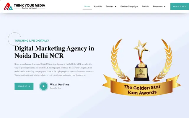 Think Your Media website