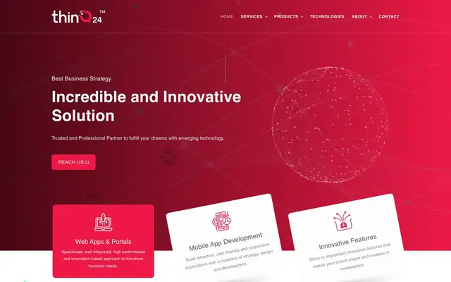 thinQ24 Innovations Private Limited website
