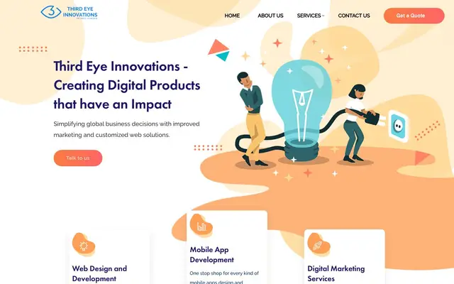 Third Eye Innovations website