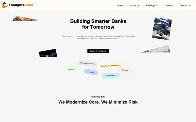 Thoughtscrest Software Private Limited website