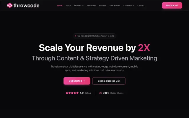 Throwcode website