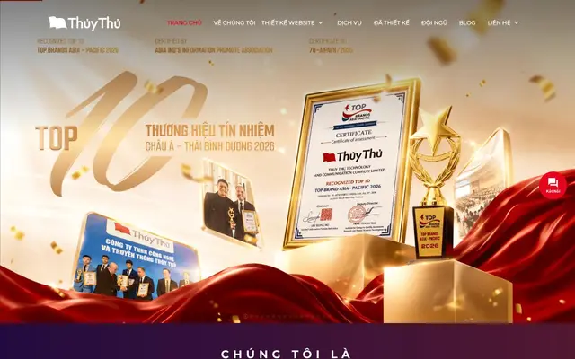 Công Ty TNHH Thuỷ Thủ - Thiết kế website chuyên nghiệp chuẩn SEO website