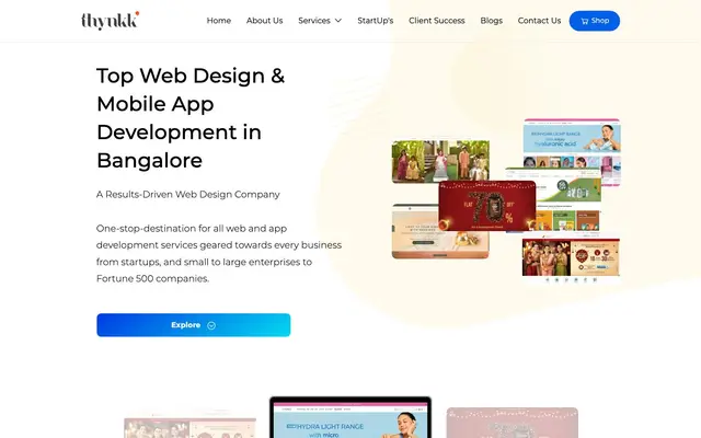 Thynkk Digital website