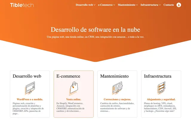 Tible Technologies website