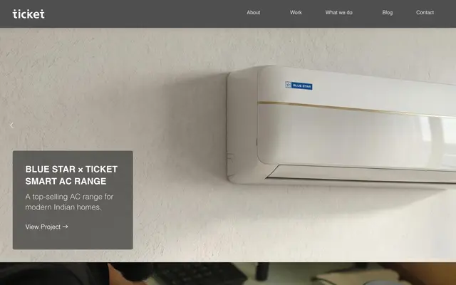 Ticket Design website