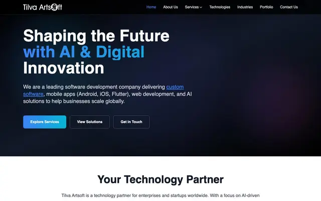 Tilva Artsoft website