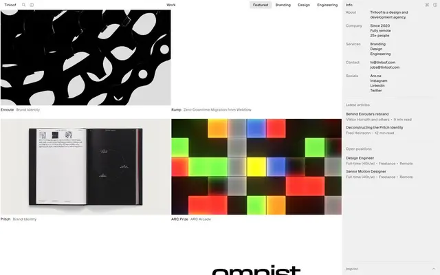 Tinloof - Web Development & Web Design Agency website