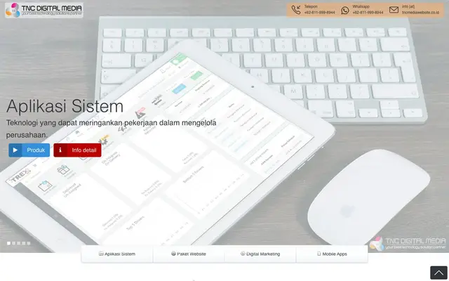 TNC Digital Media - Jasa Pembuatan Aplikasi CRM,HRIS,Website,Kurir System,SMS & Email Blast website