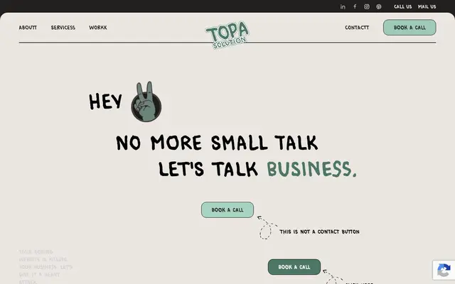 Topa Solution website
