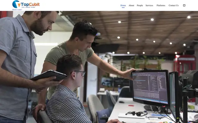 TopCubit IT Services Pvt. Ltd. website