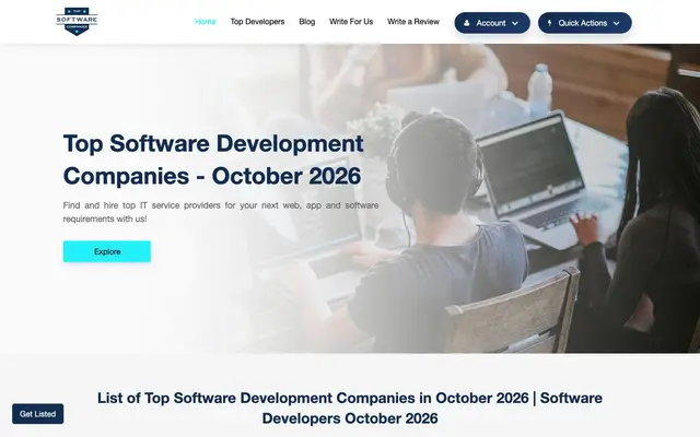 Top Software Companies website