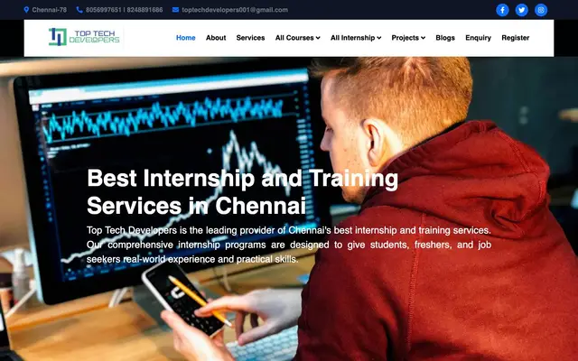 Top Tech Developers website