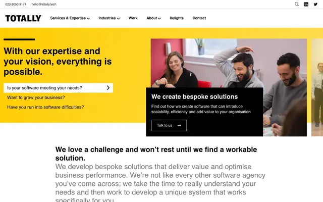Totally.Tech website