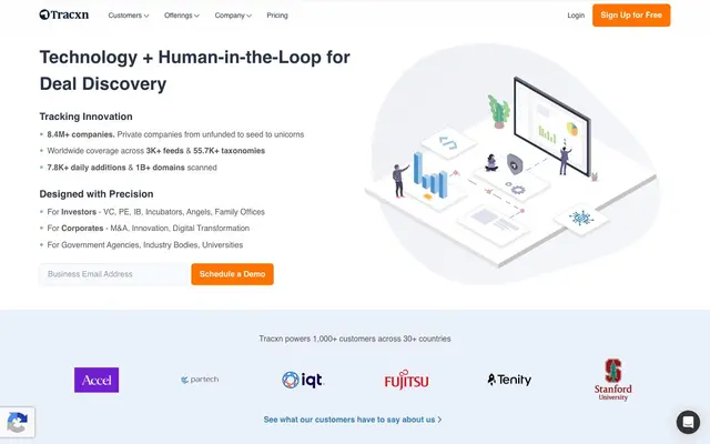 Tracxn Technologies Limited website