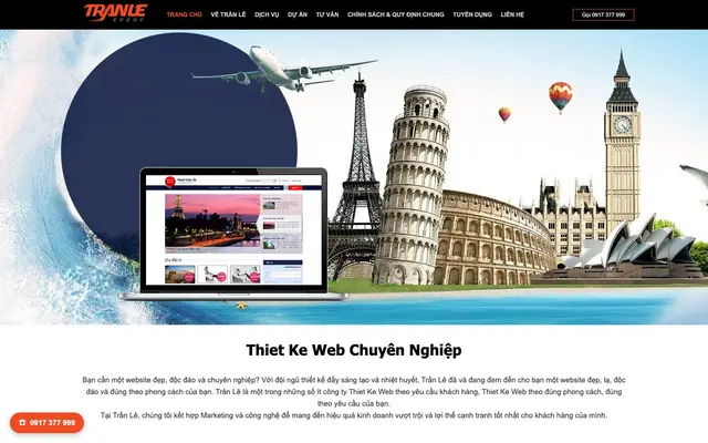 CTY CP CNTT TRẦN LÊ website