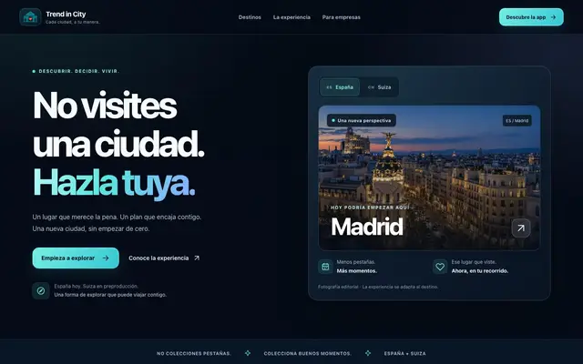 Trend in City website