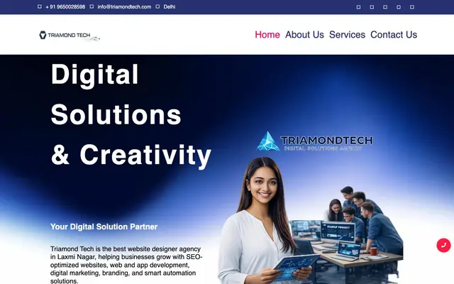 Triamond Tech website