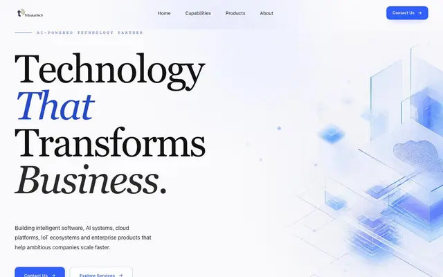 Tribulus Tech Solutions Private Limited website