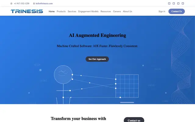 Trinesis Technologies Private Limited website