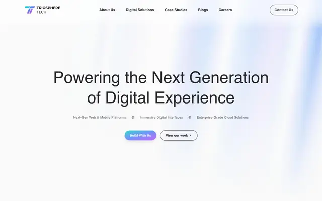 Triosphere Tech Pvt.Ltd website