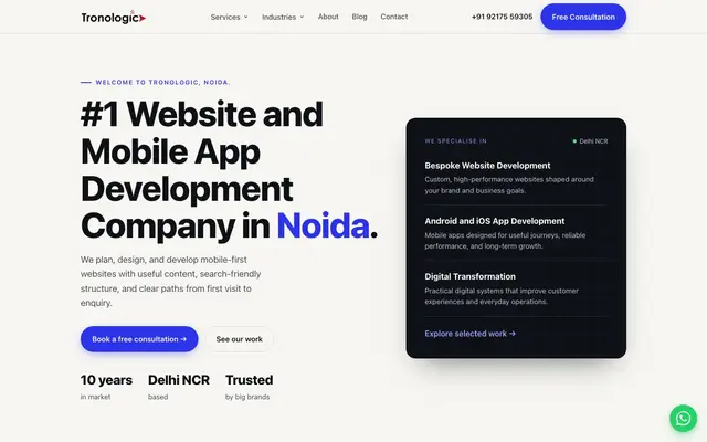 Tronologic website
