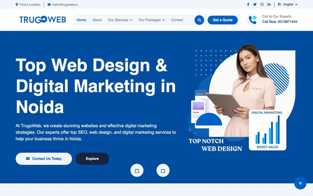 TrugoWeb: Best Website Design & Digital Marketing in Noida. Website Design Noida, Digital Marketing Noida, SEO Services Noida website