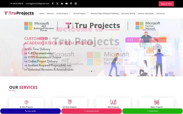 TruProjects ( Tru Projects) Pvt Ltd website