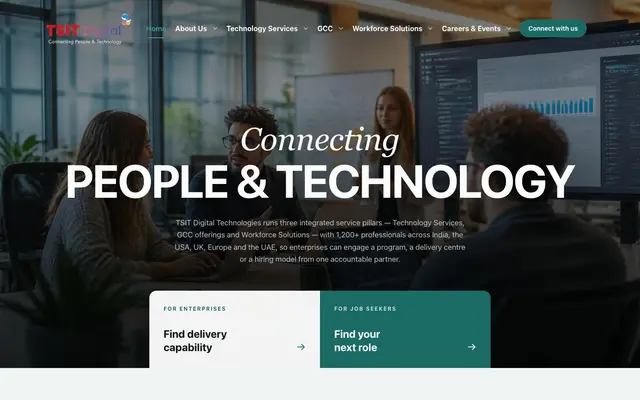 TSIT Digital Technologies Pvt Ltd website