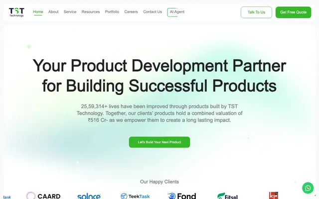 TST Technology website