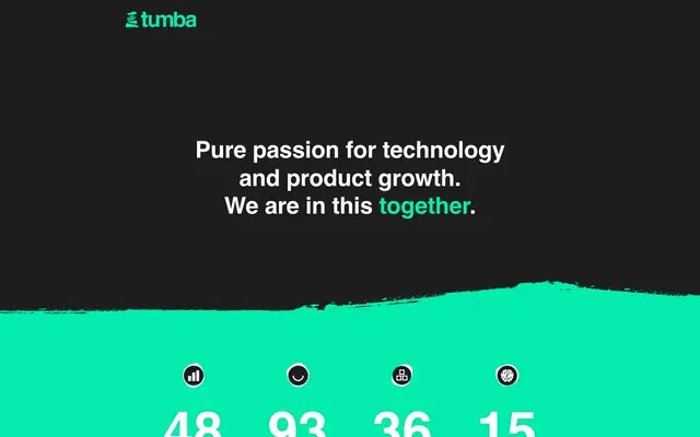 Tumba Solutions website